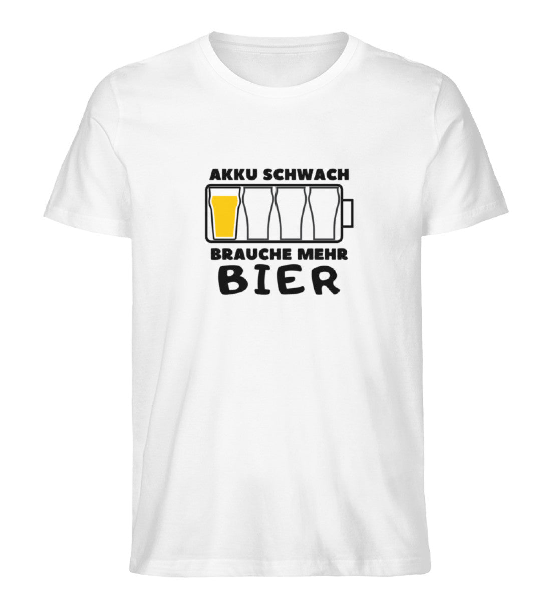 AKKU SCHWACH - Herren Premium Organic Shirt