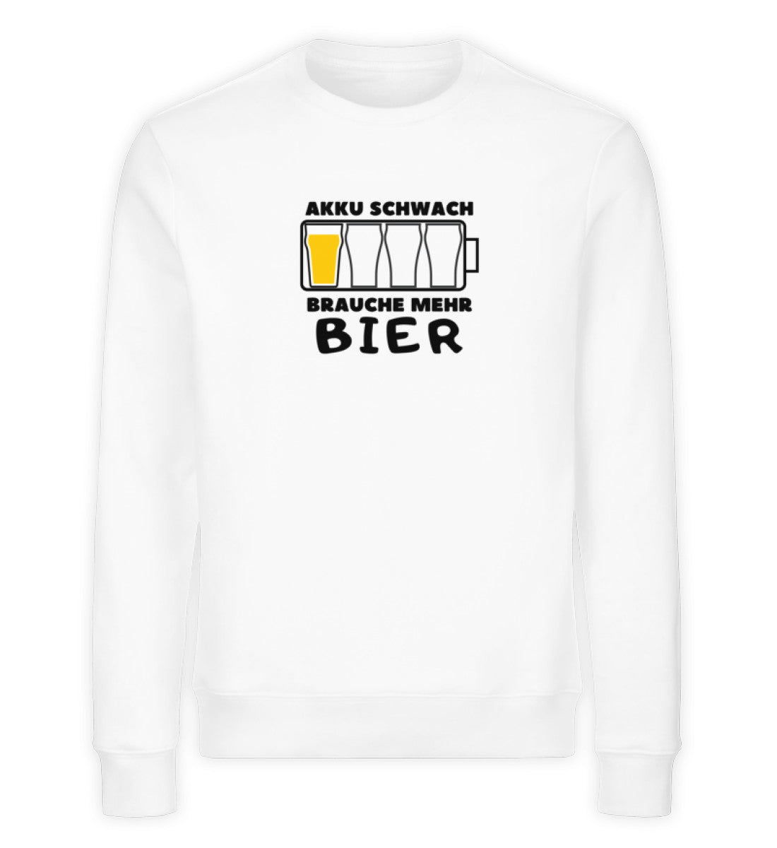 AKKU SCHWACH - Unisex Organic Sweatshirt