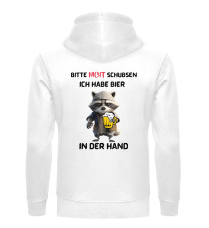 BITTE NICHT SCHUBSEN WASCHBÄR - Unisex Premium Organic Hoodie