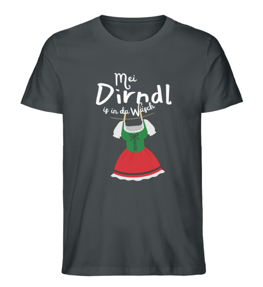 Frauen Damen Langarm Shirt Mein Dirndl ist in der Wäsche Oktoberfest Frauen Damen Langarm Shirt Mein Dirndl ist in der Wäsche Oktoberfest